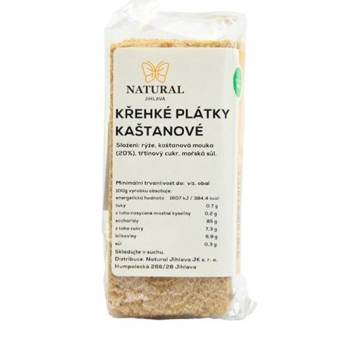 Natural extrudált gesztenye szeletek 49 g