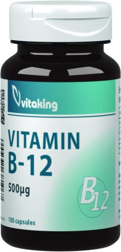 Vitaking b-12 vitamin 500mcg kapszula 100 db