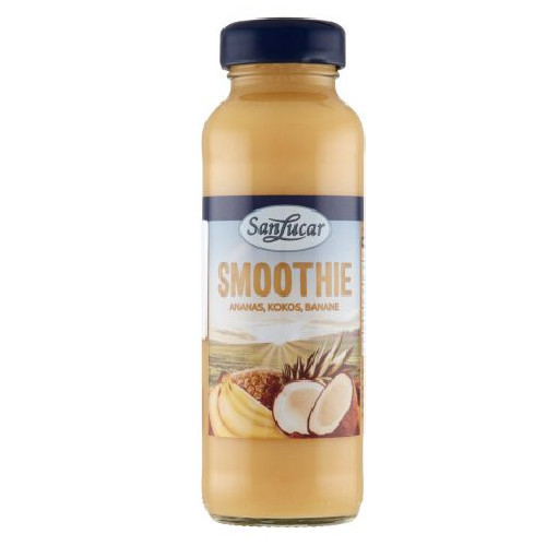 San Lucar 100% ananász-kókusz-banán smoothie 250 ml