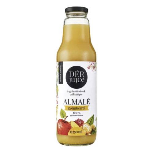 Dér juice almalé gyömbérrel 98-2% 750 ml