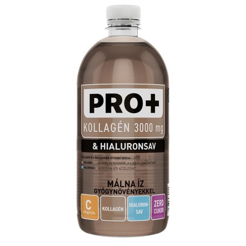 PRO+ Kollagén + Hialuronsav - Málna 750 ml