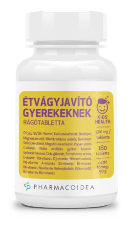 Pharmacoidea étvágyjavító kapszula gyerekeknek 180 db