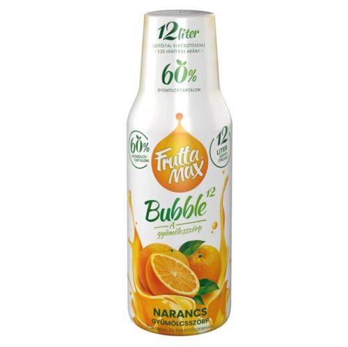 Fruttamax bubble 12 narancs 500 ml