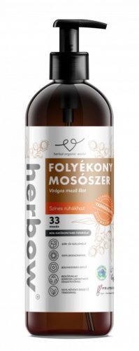 Herbow folyékony mosószer vadgesztenye színes ruhákhoz virágos mező illattal 1000 ml