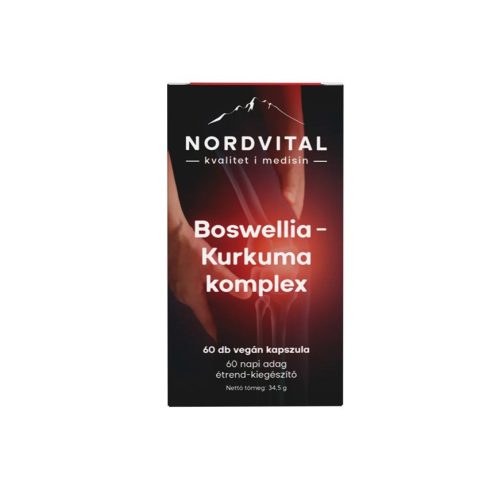 Nordvital boswellia-kurkuma komplex kapszula 60 db