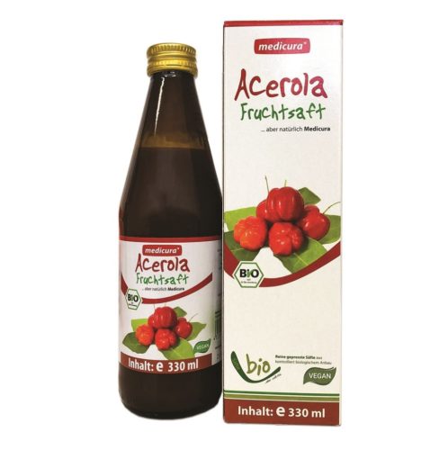 Medicura bio gyümölcslé 100% acerola 330 ml