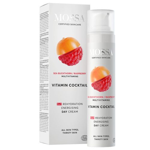 MOSSA VITAMIN COCKTAIL INTENZÍV HIDRATÁLÓ ÉS ENERGETIZÁLÓ NAPPALI ARCKRÉM 50 ml 