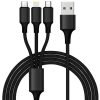 4x USB autós töltő + kábel