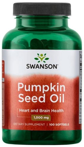 Swanson Pumpkin Seeds Oil  (Tökmagolaj) 1000mg 100 kapszula