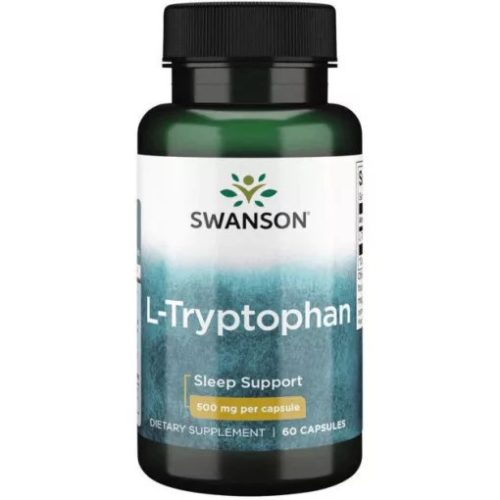 Swanson L-Tryptophan 500mg 60 kapszula (az 5HTP előanyaga)