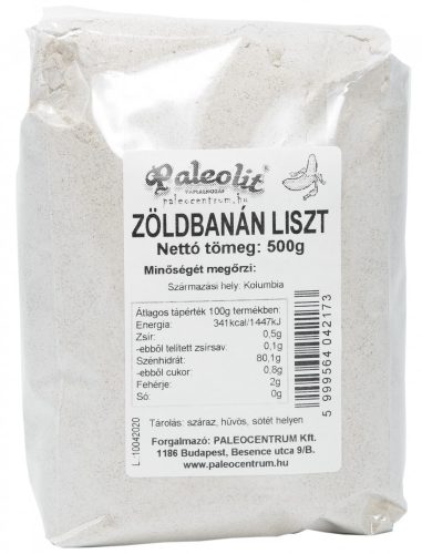 Paleolit Zöldbanán liszt 500g