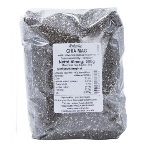 Paleolit Chia mag fekete 500g