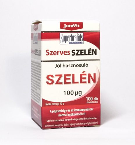 JutaVit Szerves Szelén 100x100µg filmtabletta