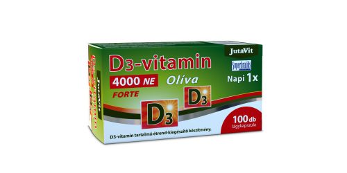 JutaVit D3-vitamin Olíva 100x4000NE lágykapszula